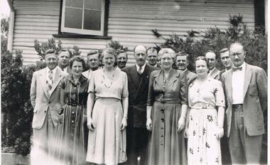Photograph - LA TROBE UNIVERSITY BENDIGO COLLECTION: BENDIGO TEACHERS' COLLEGE STAFF