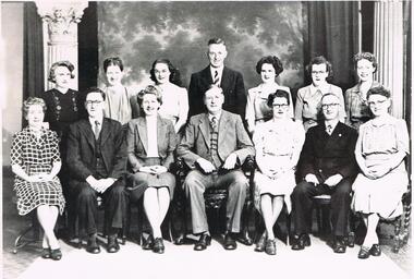 Photograph - LA TROBE UNIVERSITY BENDIGO COLLECTION: BENDIGO TEACHERS' COLLEGE STAFF