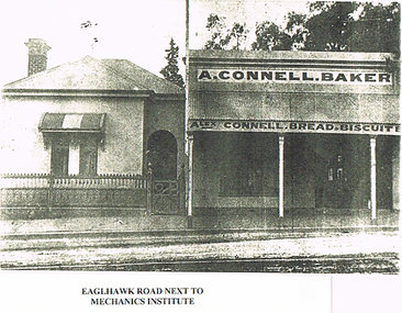 Photograph - LONG GULLY HISTORY GROUP COLLECTION: EAGLEHAWK ROAD - MECHANICS INSTITUTE