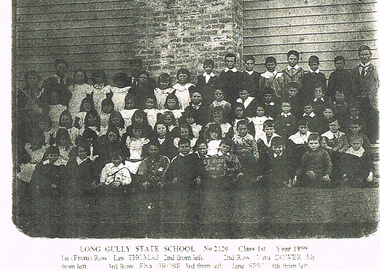 Photograph - LONG GULLY HISTORY GROUP COLLECTION: LONG GULLY STATE SCHOOL NO 2120 CLASS 1ST 1899