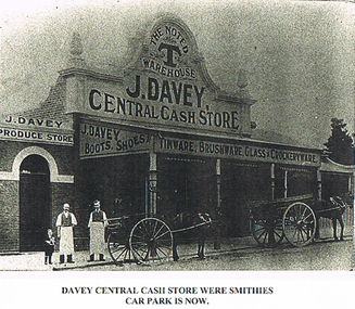 Photograph - LONG GULLY HISTORY GROUP COLLECTION: DAVEY CENTRAL CASH STORE