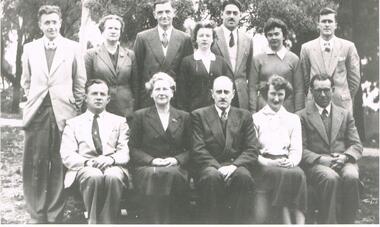 Photograph - LA TROBE UNIVERSITY BENDIGO COLLECTION: BENDIGO TEACHERS' COLLEGE STAFF