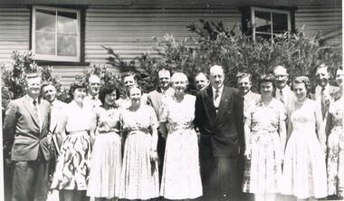 Photograph - LA TROBE UNIVERSITY BENDIGO COLLECTION: BENDIGO TEACHERS' COLLEGE STAFF
