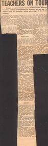 Newspaper - LA TROBE UNIVERSITY BENDIGO COLLECTION: BENDIGO TEACHERS' COLLEGE STUDENTS