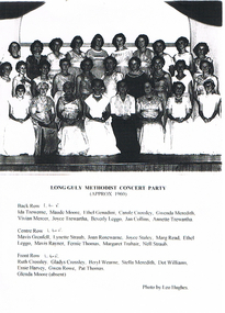 Photograph - LONG GULLY HISTORY GROUP COLLECTION: LONG GULLY METHODIST CONCERT PARTY