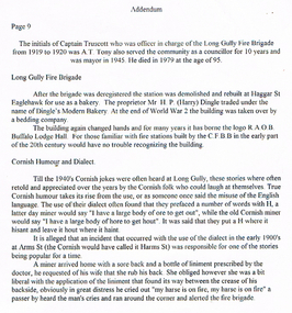 Document - LONG GULLY HISTORY GROUP COLLECTION: ADDENDUM PAGE 9