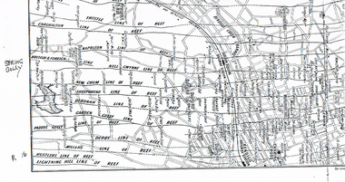 Map - LONG GULLY HISTORY GROUP COLLECTION: MAP OF REEFS AND MINES