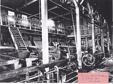 Photograph - LONG GULLY HISTORY GROUP COLLECTION: INSIDE OF OLD BATTERY AT VICTORIA HILL LONG GULLY