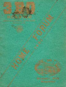 Magazine - DERRICK COLLECTION: THE HOME FORUM MAGAZINE OF THE 3BO WOMEN'S CLUB