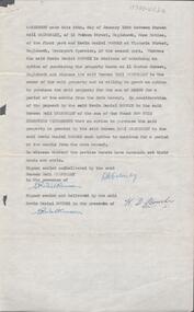 Document - H. A. & S. R. WILKINSON COLLECTION: CONTRACT OF SALE