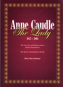 Book - ANNE CAUDLE THE LADY 1812 - 1865
