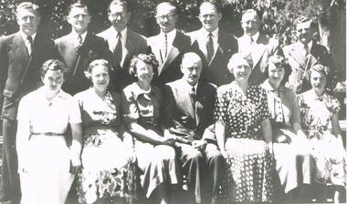 Photograph - LA TROBE UNIVERSITY BENDIGO COLLECTION: BENDIGO TEACHERS' COLLEGE STAFF