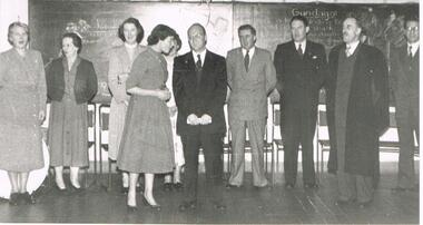 Photograph - LA TROBE UNIVERSITY BENDIGO COLLECTION: BENDIGO TEACHERS' COLLEGE STAFF