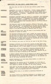 Document - DERRICK COLLECTION: CONSTITUTION 3CV LADIES TENNIS CLUB