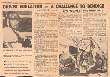 Document - LA TROBE UNIVERSITY BENDIGO COLLECTION: DRIVER EDUCATION - A CHALLENGE TO BENDIGO