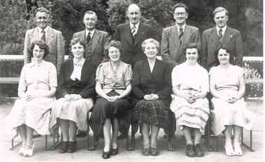Photograph - LA TROBE UNIVERSITY BENDIGO COLLECTION: BENDIGO TEACHERS' COLLEGE STAFF