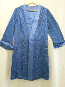 Clothing - HELEN MUSK COLLECTION: BLUE SILK JACKET. PART OF A TWO PIECE ENSEMBLE, Blue Silk Jacket