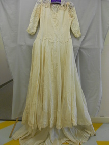 Clothing - HELEN MUSK COLLECTION: CREAM WEDDING DRESS, Wedding Dress