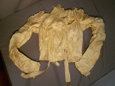 Clothing - HELEN MUSK COLLECTION: CREAM SILK BODICE AND SKIRT, Wedding Bodice and Skirt