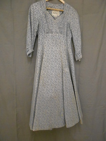 Clothing - AILEEN AND JOHN ELLISON COLLECTION: BLUE RAYON DRESS BY JEFFREY, 1950s