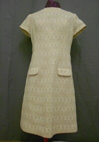 Clothing - AILEEN AND JOHN ELLISON COLLECTION: CRIMPLENE DRESS BY GINA OF MELBOURNE:PART OF ENSEMBLE WITH 11400.521, 1950s