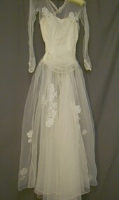 Clothing - BARBARA JOHNSON COLLECTION: WEDDING DRESS, 1958