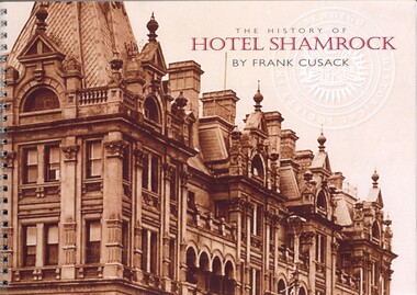 Book - THE HISTORY OF HOTEL SHAMROCK, 2009