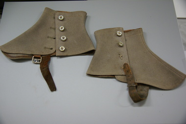 Clothing - PAIR OF SPATS, 1900-1920