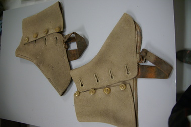 Clothing - PAIR OF SPATS, 1900-1920