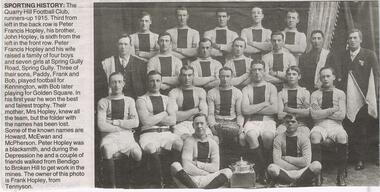 Newspaper - JENNY FOLEY COLLECTION: SPORTING HISTORY
