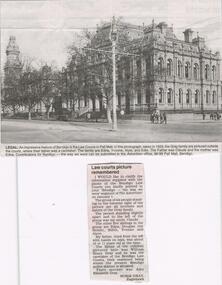 Newspaper - JENNY FOLEY COLLECTION: LEGAL