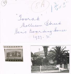 Photograph - LA TROBE UNIVERSITY BENDIGO COLLECTION: 'TOORAK' MEN'S BOARDING HOUSE