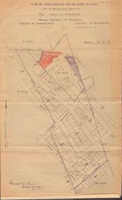 Map - MCCOLL, RANKIN AND STANISTREET COLLECTION: MAP LEASE NO 10423