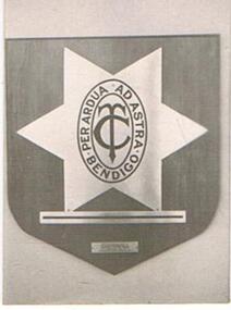 Negative - LA TROBE UNIVERSITY BENDIGO COLLECTION: BENDIGO TEACHERS' COLLEGE BADGE