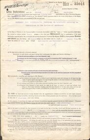 Document - MCCOLL, RANKIN AND STANISTREET COLLECTION: INDENTURE BETWEEN KING EDWARD VIII AND MONUMENT HILL CONSOLIDATED MINE, 2/09/1936