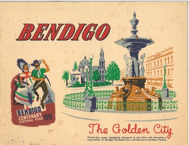 Book - BENDIGO THE GOLDEN CITY, 1951