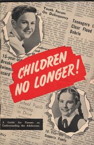 Book - AILEEN AND JOHN ELLISON COLLECTION: BOOKLET - CHILDREN NO LONGER