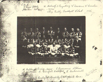 Photograph - LONG GULLY HISTORY GROUP COLLECTION: LONG GULLY FOOTBALL CLUB 1926