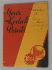 Negative - LA TROBE UNIVERSITY BENDIGO COLLECTION: BENDIGO TEACHERS' COLLEGE NEGATIVES