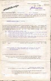 Document - INDENTURE, GOLD MINING LEASE 11081 CROWN AND HERBERT JACKSON LEED OF BENDIGO, MCCOLL, RANKIN AND STANISTREET COLLECTION, 21st September, 1940