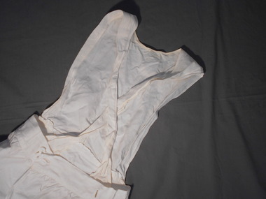 Clothing - WHITE COTTON NURSE'S APRON, 1960's