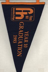 Banner - AILEEN AND JOHN ELLISON COLLECTION: FLORA HILL SECONDARY COLLEGE PENNANT