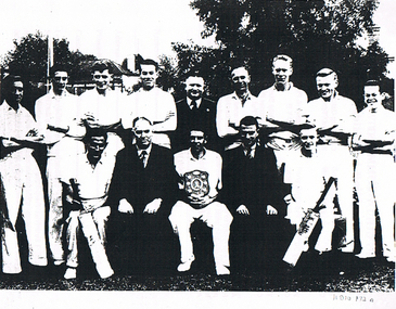 Photograph - LONG GULLY HISTORY GROUP COLLECTION: LONG GULLY METHODIST CRICKET TEAM APPROX 1946