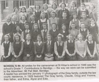 Newspaper - JENNY FOLEY COLLECTION: SCHOOL'S IN