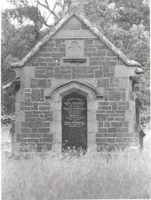 Photograph - BENDIGO ADVERTISER COLLECTION: MONUMENT IN AXEDALE'S HISTORIC CEMETERY MCNAMARA FAMILY