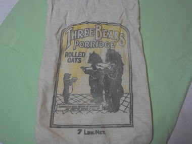 Ephemera - AILEEN AND JOHN ELLISON COLLECTION: CALICO BAG, 1950's