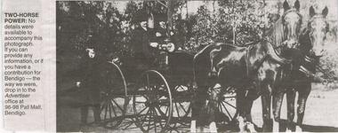 Newspaper - JENNY FOLEY COLLECTION: TWO HORSE POWER