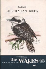 Book - AILEEN AND JOHN ELLISON COLLECTION: SOME AUSTRALIAN BIRDS