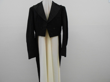 Clothing - AILEEN AND JOHN ELLISON COLLECTION: BLACK TAIL COAT, 1950's