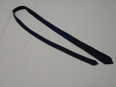 Clothing - AILEEN AND JOHN ELLISON COLLECTION: NAVY AND BLACK MEN'S TIE BY TOREADOR, 1960's